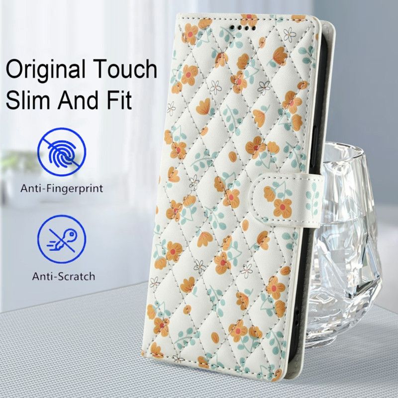 Flip Cover Xiaomi Redmi Note 15 5g Blomsterrem