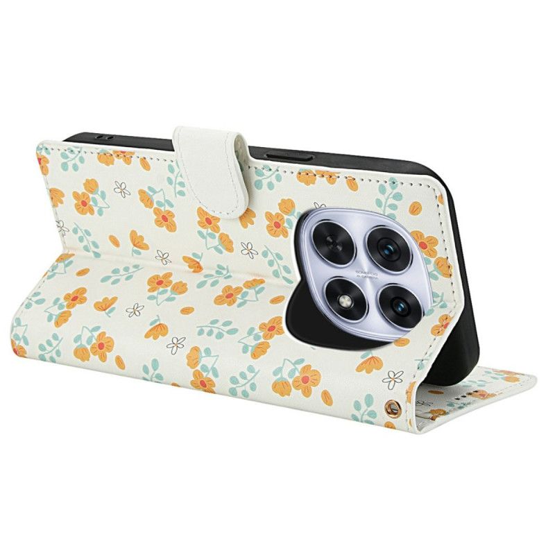 Flip Cover Xiaomi Redmi Note 15 5g Blomsterrem