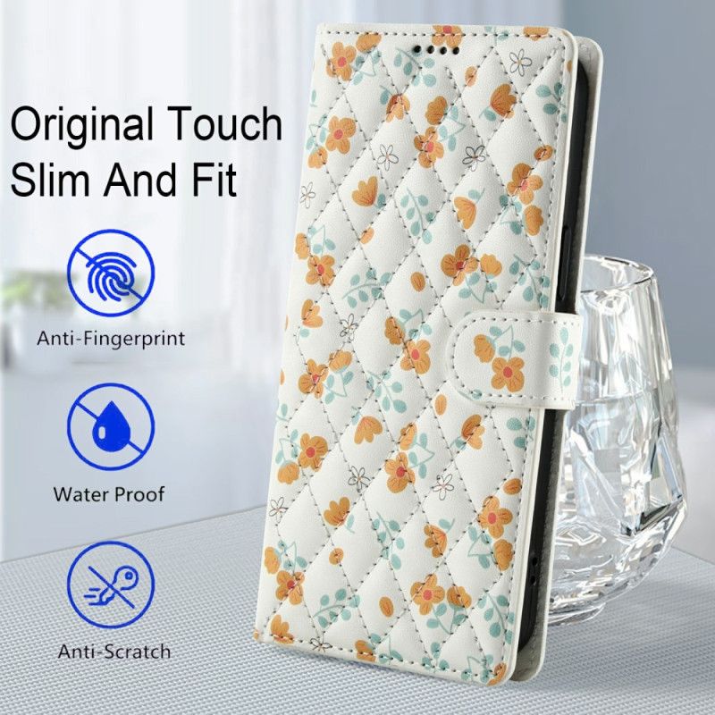 Flip Cover Xiaomi Redmi Note 15 5g Blomsterrem