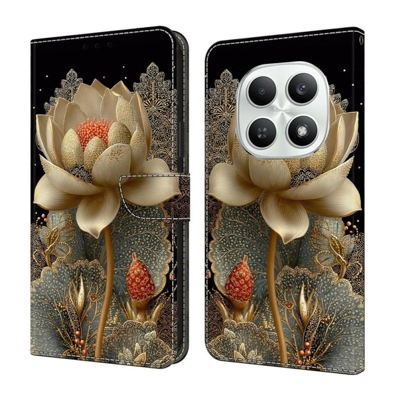 Flip Cover Xiaomi Redmi Note 15 5g Gylden Lotus