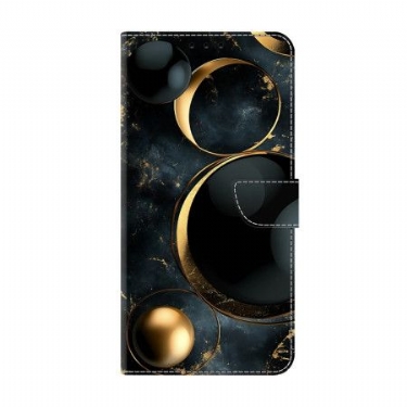 Flip Cover Xiaomi Redmi Note 15 5g Gyldne Ringe