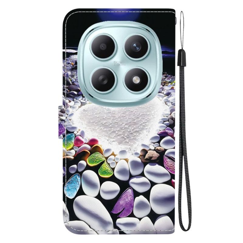 Flip Cover Xiaomi Redmi Note 15 5g Hvidt Hjerte