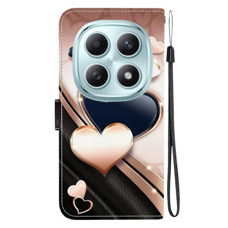 Flip Cover Xiaomi Redmi Note 15 5g Kærlighedsmønster