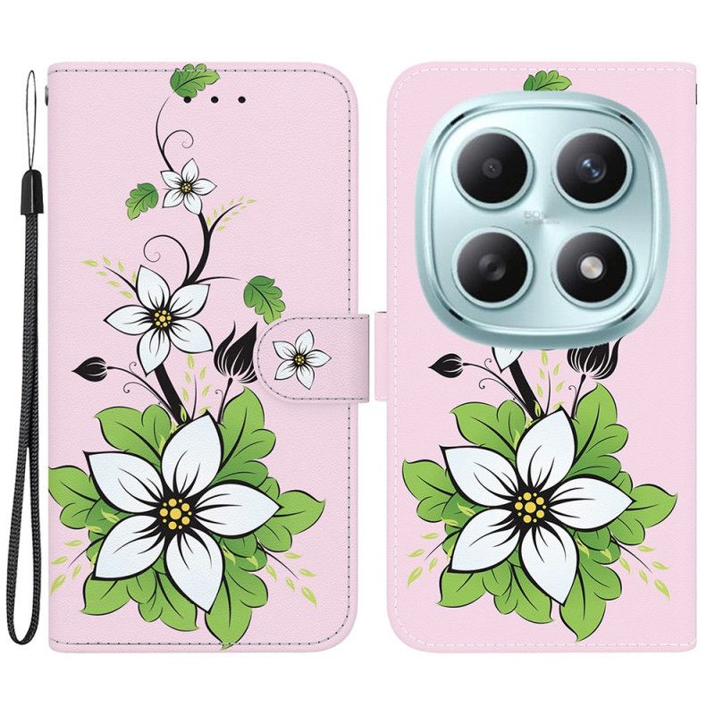 Flip Cover Xiaomi Redmi Note 15 5g Liljemønster