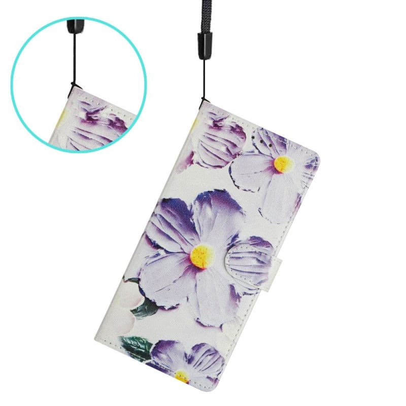 Flip Cover Xiaomi Redmi Note 15 5g Lilla Blomster