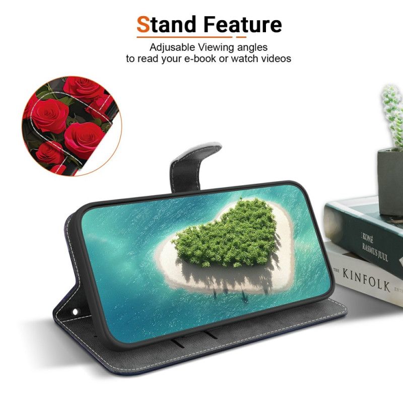 Flip Cover Xiaomi Redmi Note 15 5g Perlemorfarvet Sommerfugl