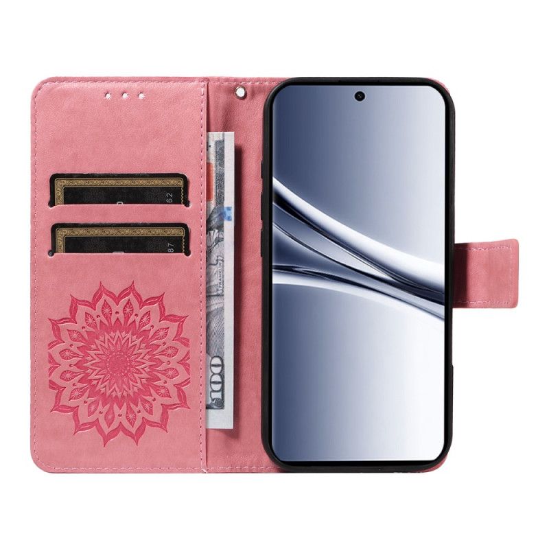 Flip Cover Xiaomi Redmi Note 15 5g Solsikkemønster