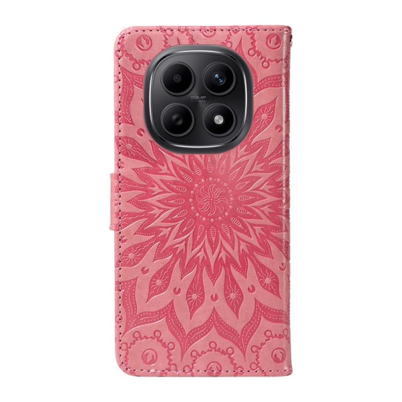 Flip Cover Xiaomi Redmi Note 15 5g Solsikkemønster