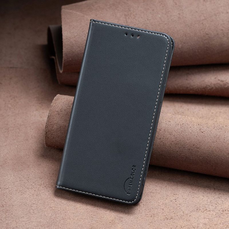 Læder Cover Xiaomi Redmi Note 15 5g Binfen Farve Lædereffekt
