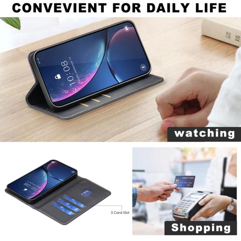 Læder Cover Xiaomi Redmi Note 15 5g Binfen Farve Lædereffekt