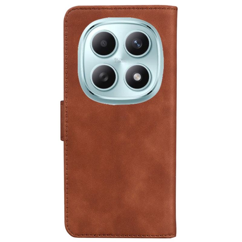 Læder Cover Xiaomi Redmi Note 15 5g Ruskindseffekt