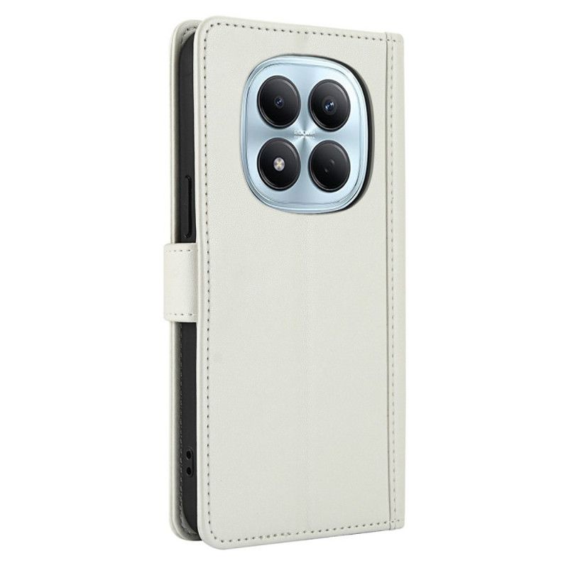 Læder Cover Xiaomi Redmi Note 15 5g Stativ Og Håndledsrem