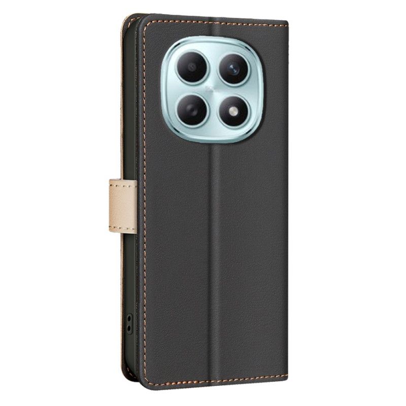 Læder Cover Xiaomi Redmi Note 15 5g Telefon Etui Binfen Farve Tofarvet