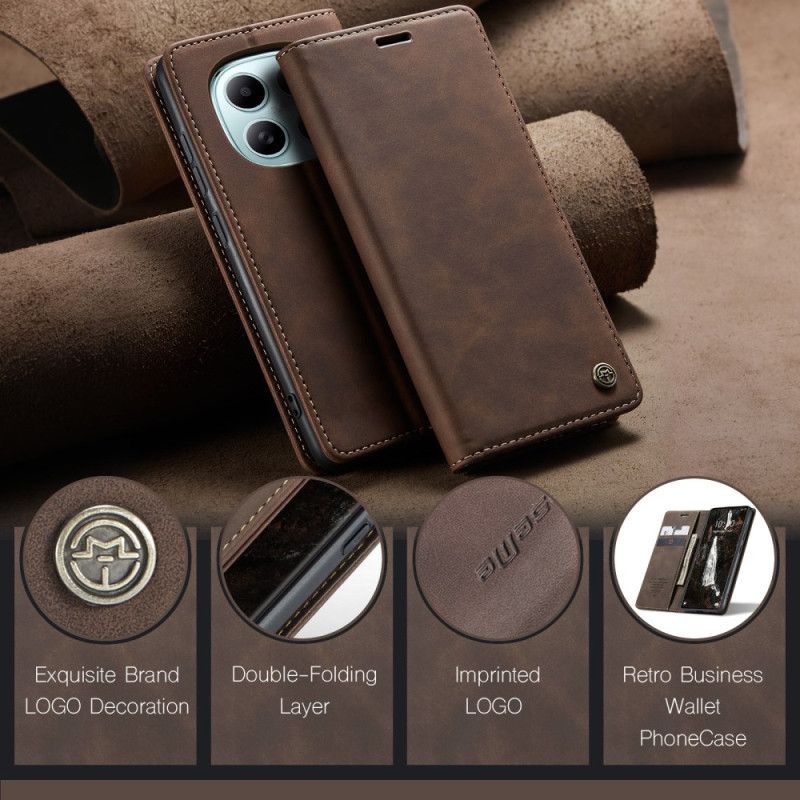 Læder Cover Xiaomi Redmi Note 15 5g Telefon Etui Caseme