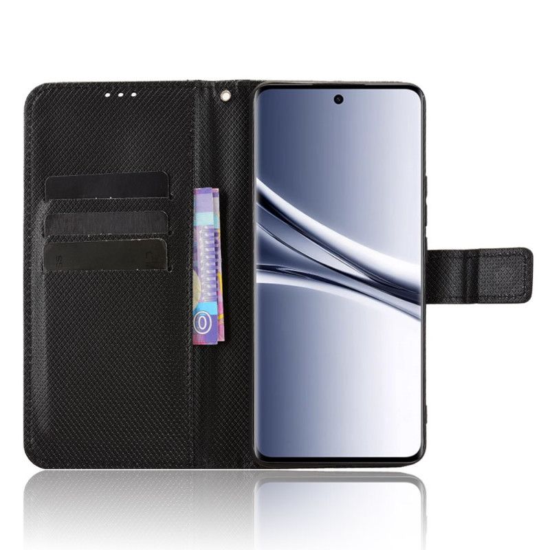 Læder Cover Xiaomi Redmi Note 15 5g Telefon Etui Diamanttekstur