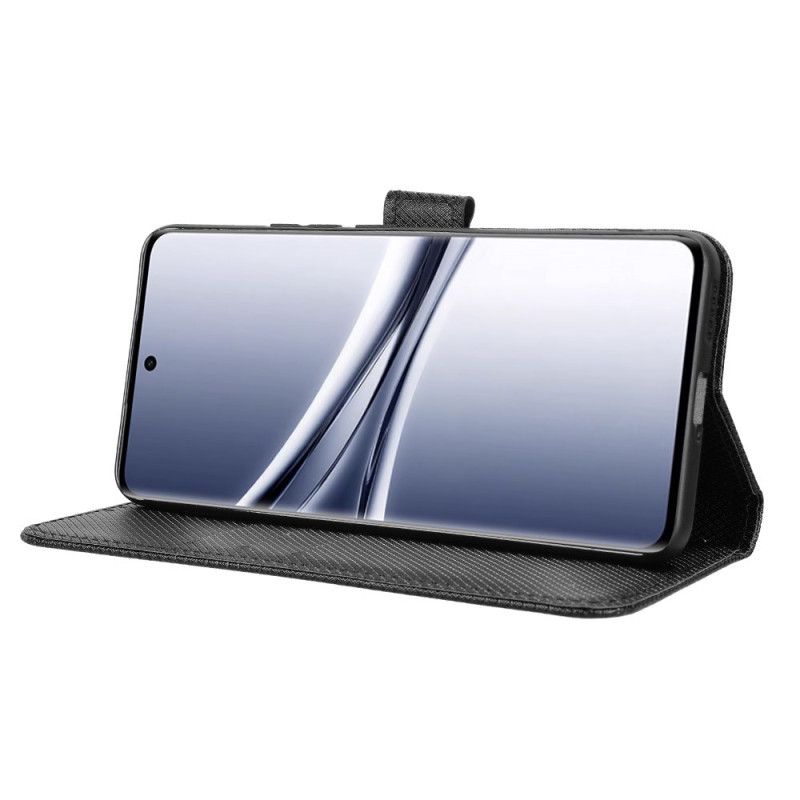 Læder Cover Xiaomi Redmi Note 15 5g Telefon Etui Diamanttekstur