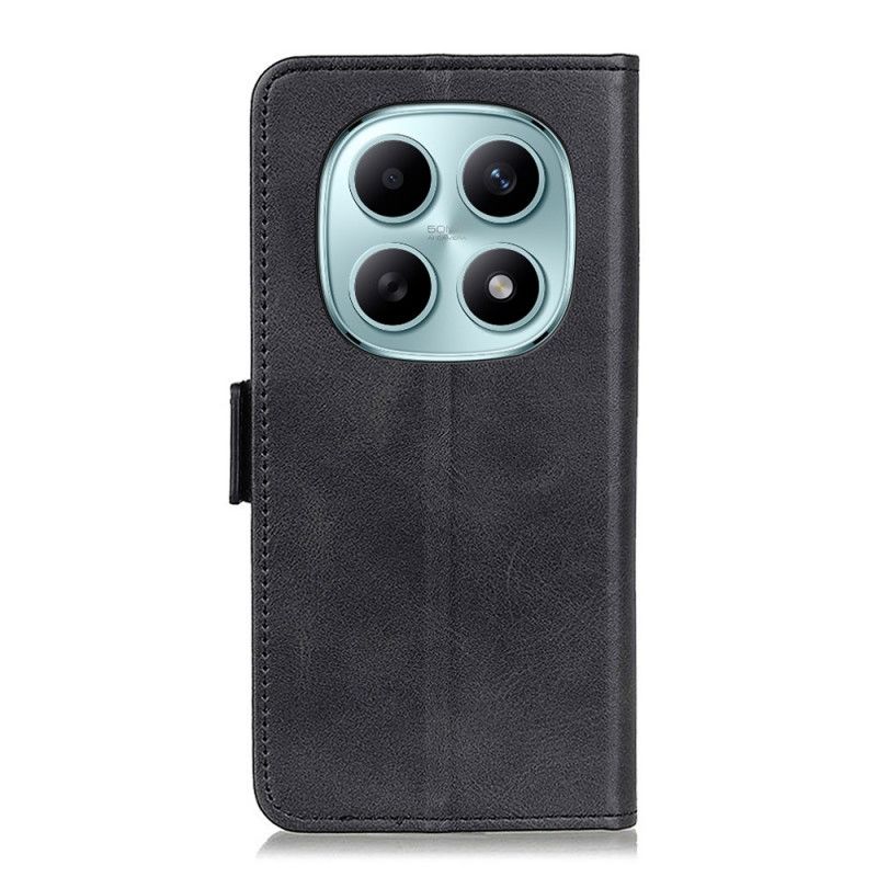 Læder Cover Xiaomi Redmi Note 15 5g Telefon Etui Dobbeltlukning