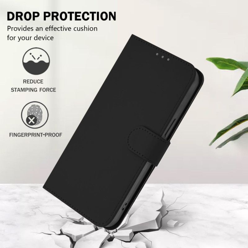 Læder Cover Xiaomi Redmi Note 15 5g Telefon Etui Ensfarvet
