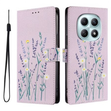 Læder Cover Xiaomi Redmi Note 15 5g Telefon Etui Lavendel