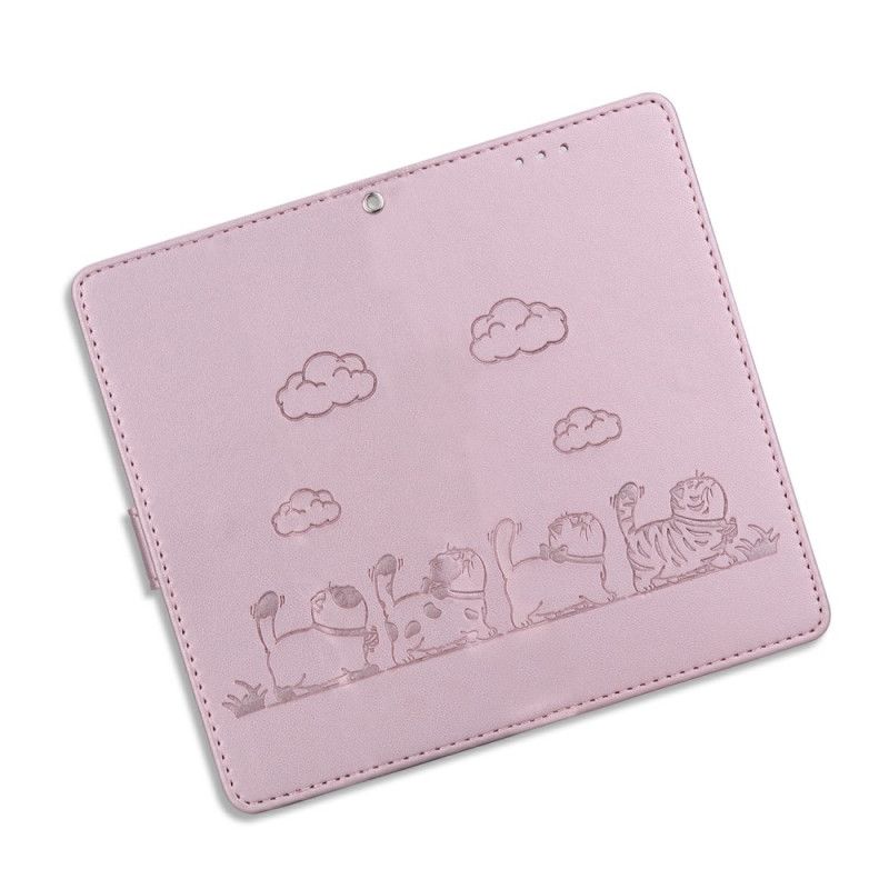 Læder Cover Xiaomi Redmi Note 15 5g Telefon Etui Rfid Blokering Og Killingmønster