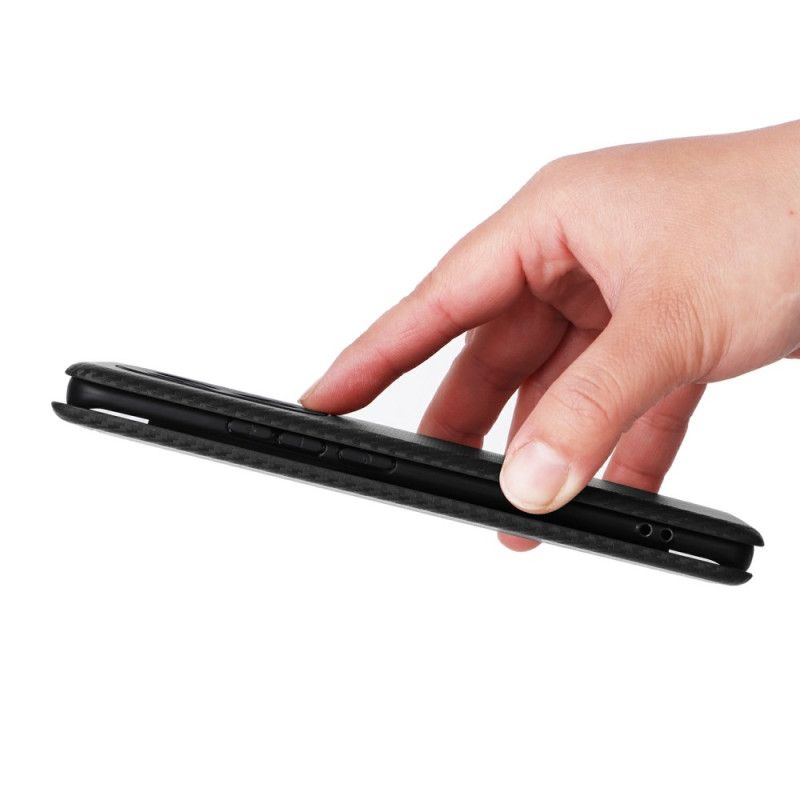 Læder Cover Xiaomi Redmi Note 15 5g Telefon Etui Stødsikker Kulfibertekstur