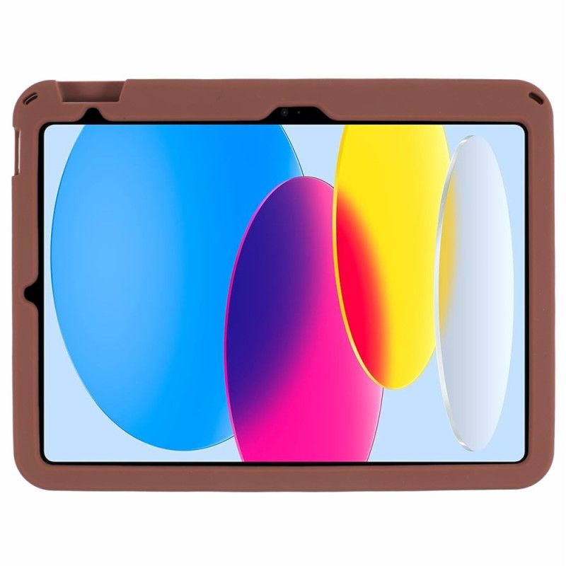 Case iPad (2025) Telefon Etui Bamseholder Og Tulipanmønster