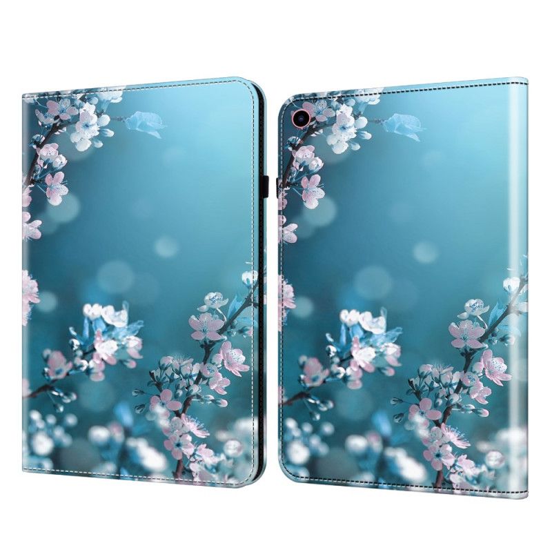 Case iPad (2025) Telefon Etui Ferskenblomster