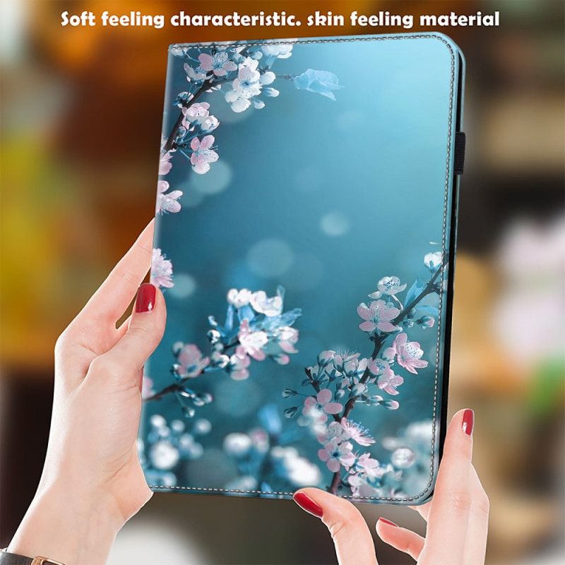 Case iPad (2025) Telefon Etui Ferskenblomster