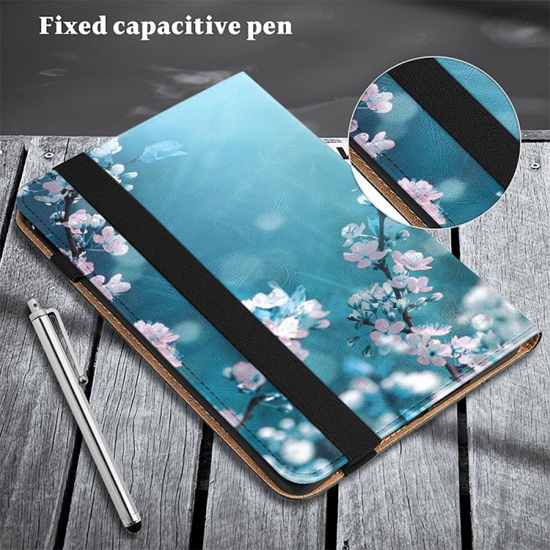 Case iPad (2025) Telefon Etui Ferskenblomster