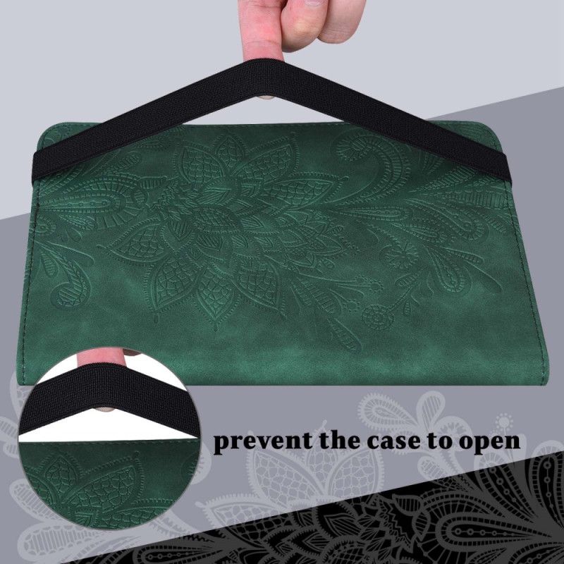 Case iPad (2025) Telefon Etui Mandalablomst
