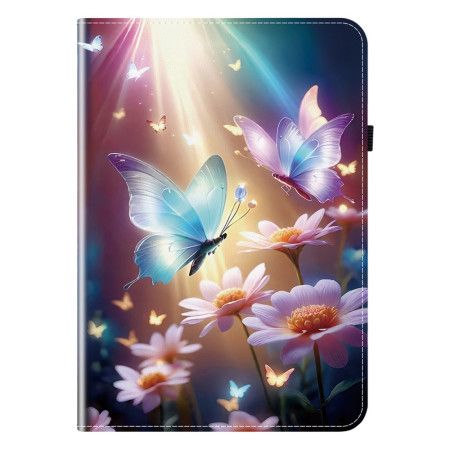 Case iPad (2025) Telefon Etui Sommerfugle I Lyset