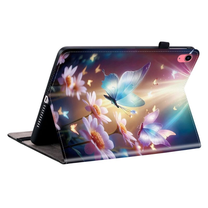 Case iPad (2025) Telefon Etui Sommerfugle I Lyset