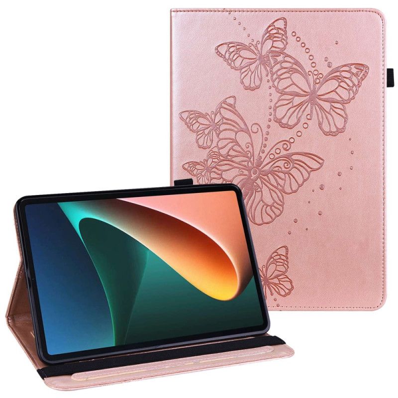 Case iPad (2025) Telefon Etui Stiliserede Sommerfugle
