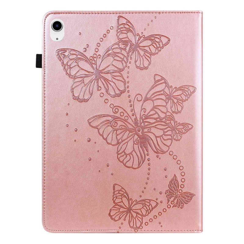 Case iPad (2025) Telefon Etui Stiliserede Sommerfugle