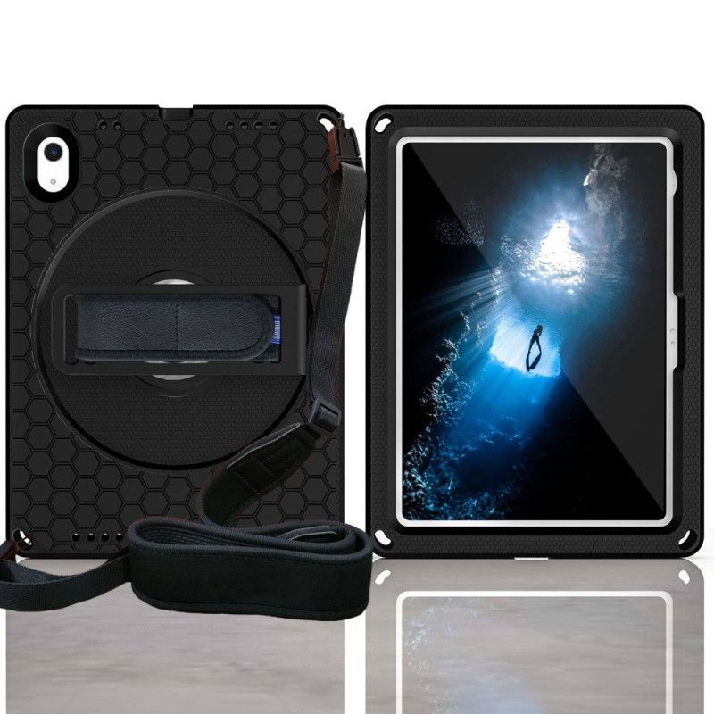 Cover iPad (2025) Eva Med Rem Stativ Og Skulderrem