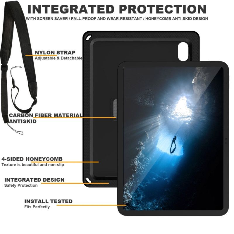 Cover iPad (2025) Eva Med Rem Stativ Og Skulderrem