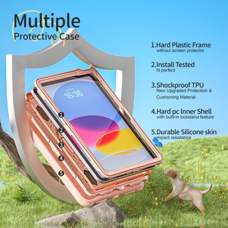 Cover iPad (2025) Skulderrem Og Stativ Til Børnehund