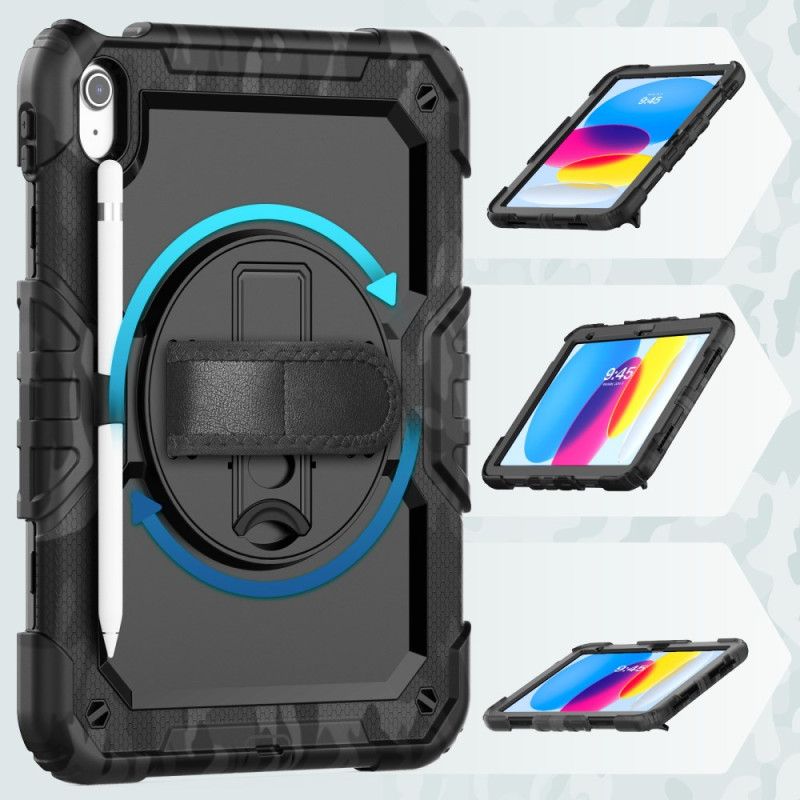 Cover iPad (2025) Telefon Etui Fuld Beskyttelse Med Skulderrem