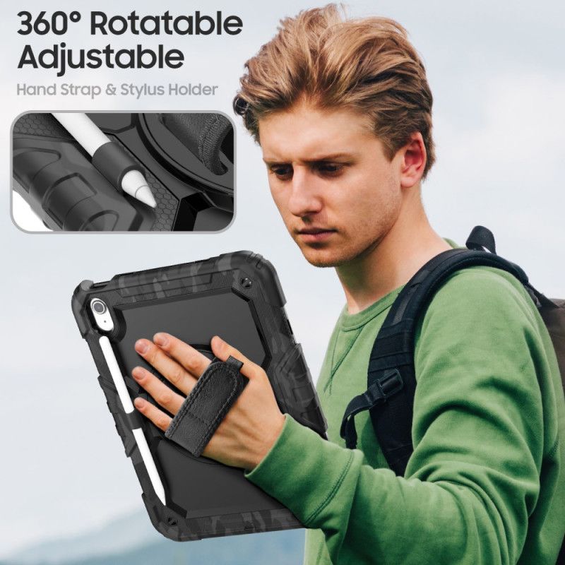 Cover iPad (2025) Telefon Etui Fuld Beskyttelse Med Skulderrem