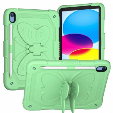 Cover iPad (2025) Telefon Etui Holdbar Og Solid Sommerfugleskulderrem