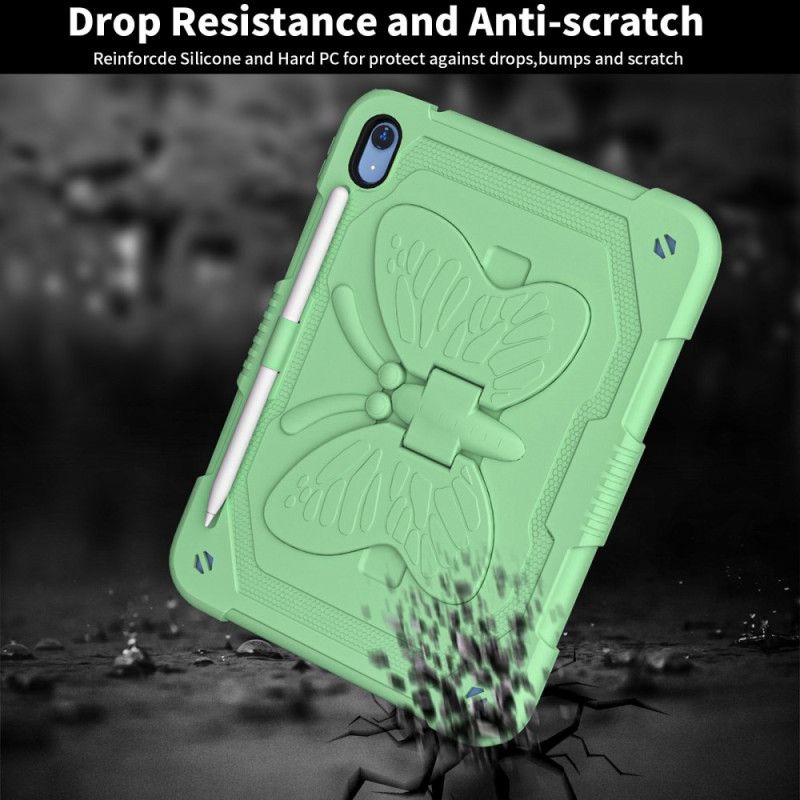 Cover iPad (2025) Telefon Etui Holdbar Og Solid Sommerfugleskulderrem