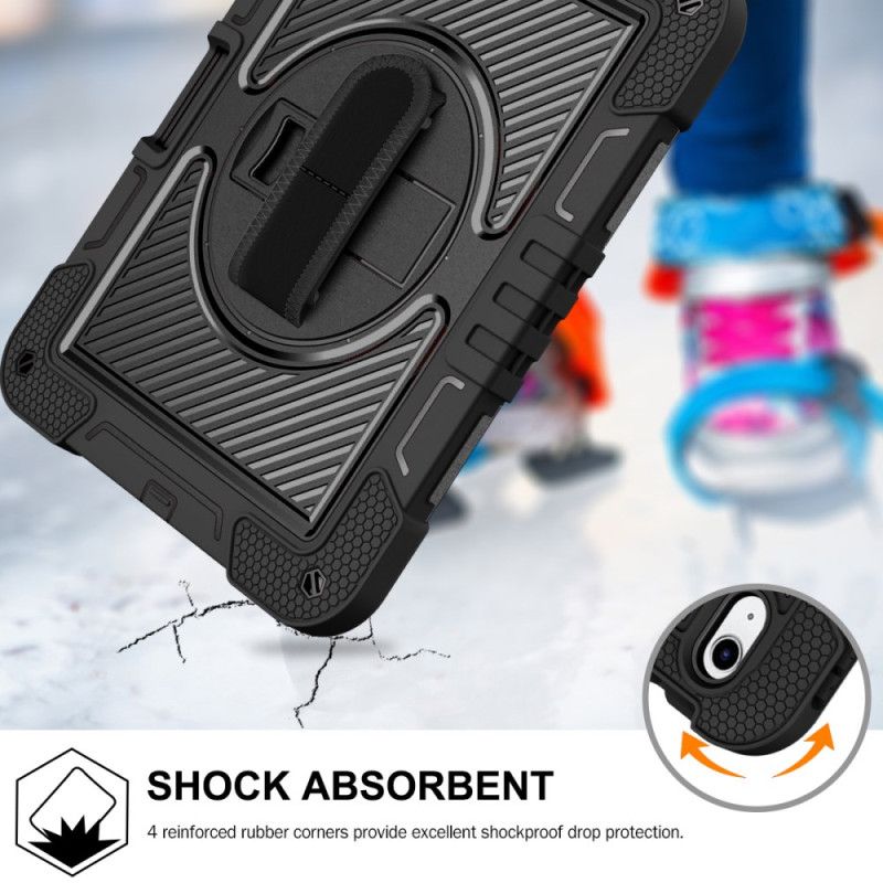 Cover iPad (2025) Telefon Etui Tofarvet Stativ Og Skulderrem