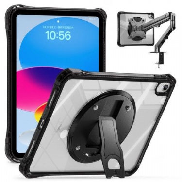 Cover iPad (2025) Telefon Etui Transparent Integreret Stativ