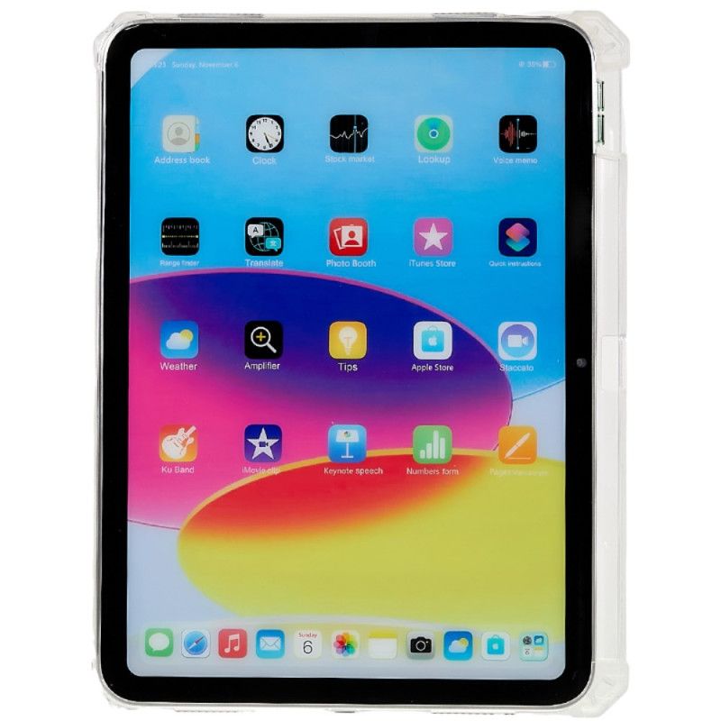 Cover iPad (2025) Transparent Stødsikker Stander Og Beskyttelse