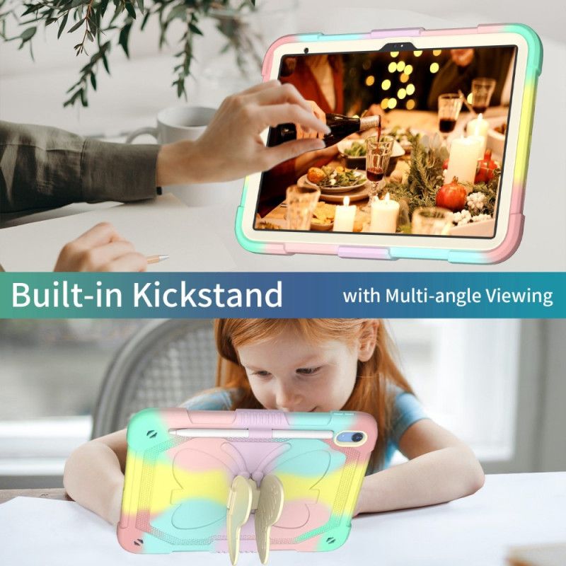 Cover Til iPad (2025) Holdbar Og Sommerfugleskulderrem