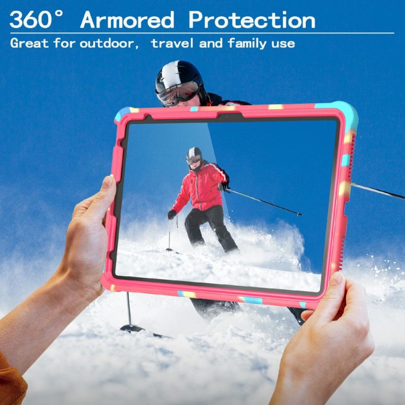 Cover Til iPad (2025) Tredobbelt Beskyttelse Med Skulderrem