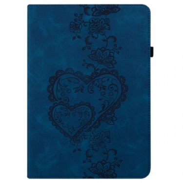 Etui iPad (2025) Hjerter Med Stylusholder