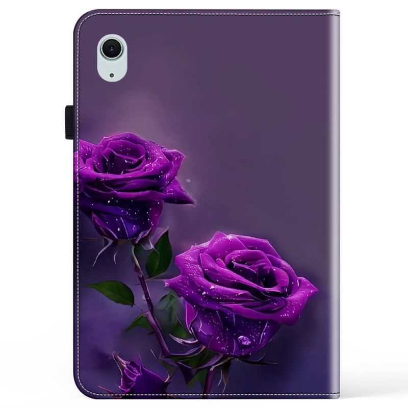 Etui iPad (2025) Lilla Roser