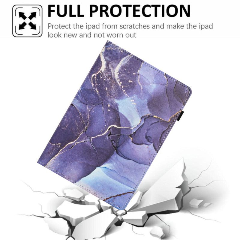 Etui iPad (2025) Marmorstil