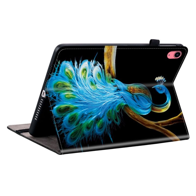 Etui iPad (2025) Påfugleagtig
